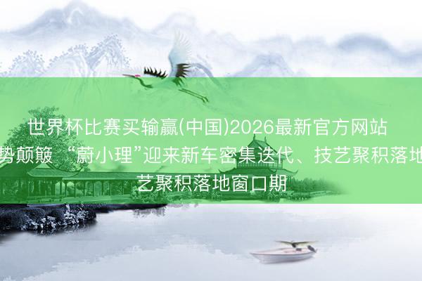 世界杯比赛买输赢(中国)2026最新官方网站 港股逆势颠簸 “蔚小理”迎来新车密集迭代、技艺聚积落地窗口期