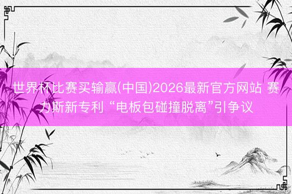 世界杯比赛买输赢(中国)2026最新官方网站 赛力斯新专利 “电板包碰撞脱离”引争议
