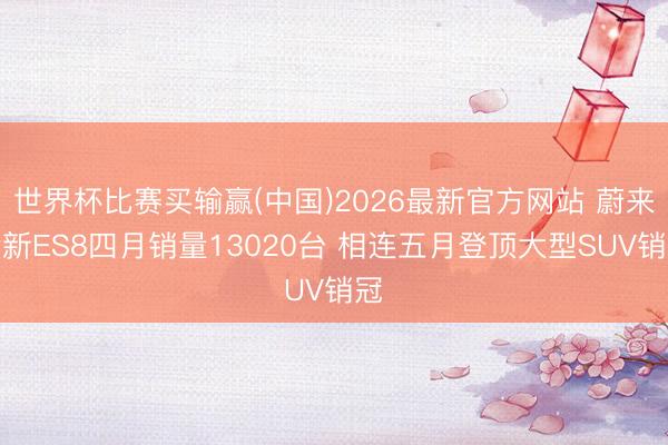 世界杯比赛买输赢(中国)2026最新官方网站 蔚来全新ES8四月销量13020台 相连五月登顶大型SUV销冠