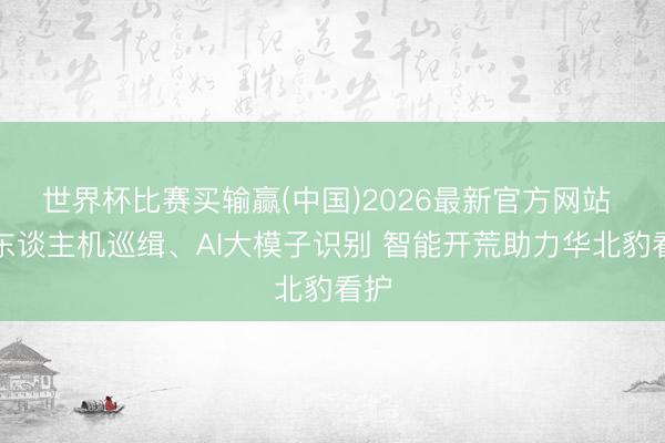 世界杯比赛买输赢(中国)2026最新官方网站 无东谈主机巡缉、AI大模子识别 智能开荒助力华北豹看护